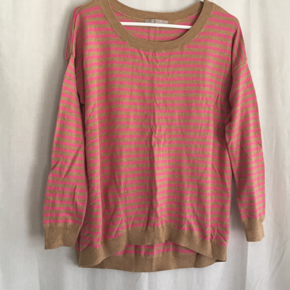 Gap golden and pink sweater size M